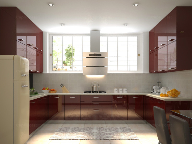 Abilio L-shaped Modular Kitchen Designs