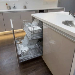 Mint Parallel Modular Kitchen