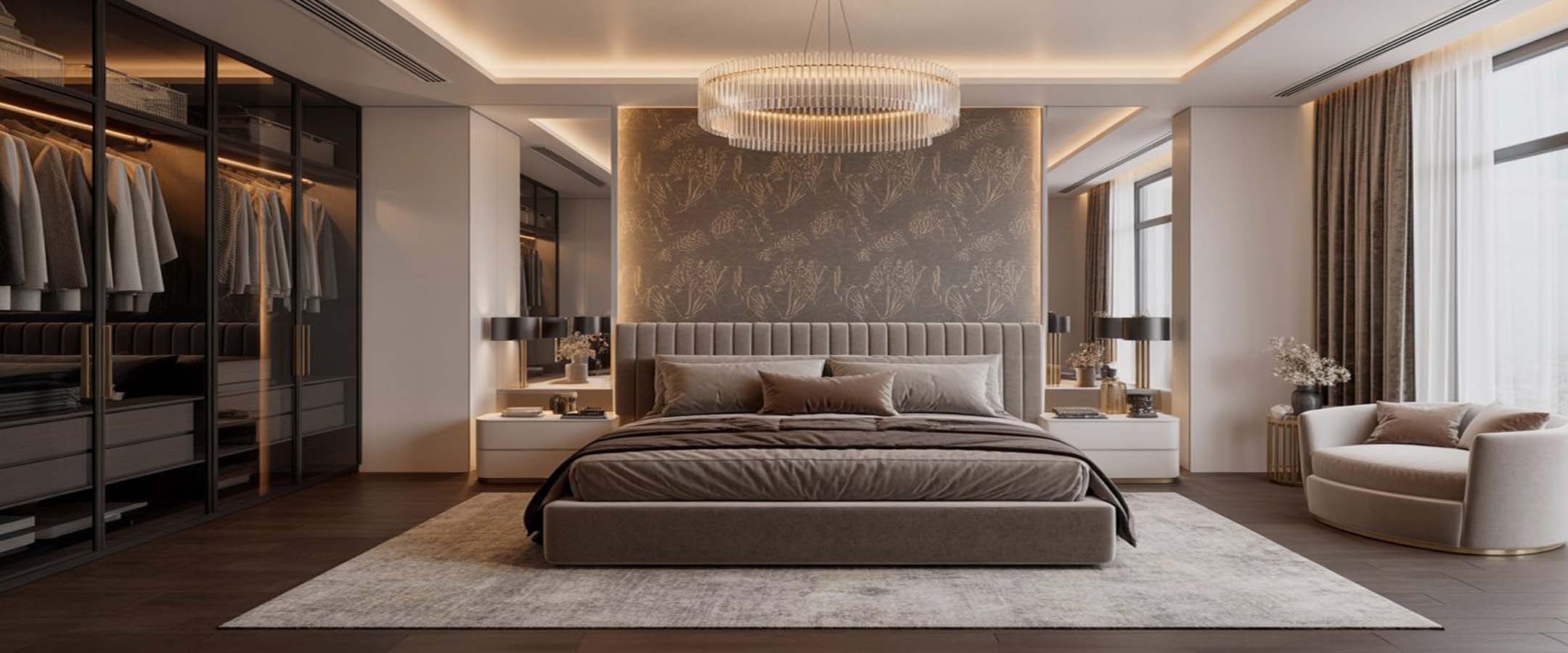 Modern bedroom designs elevate master bedroom interior design with luxury decor inspiration