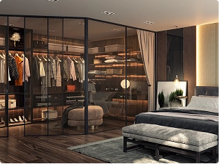 Walk-in Closet Storage System