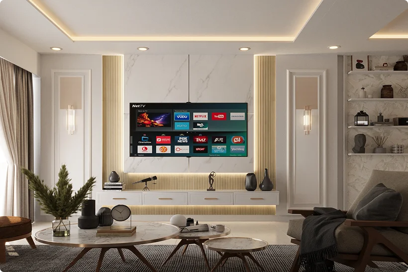 Contemporary living room interior design